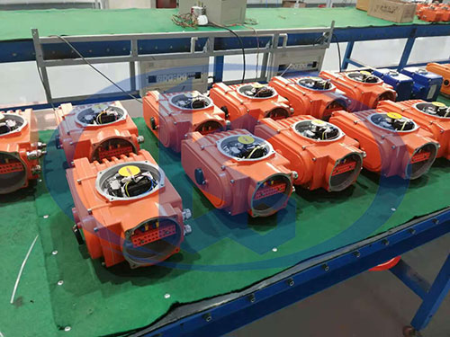 電動執(zhí)行器生產(chǎn)車間