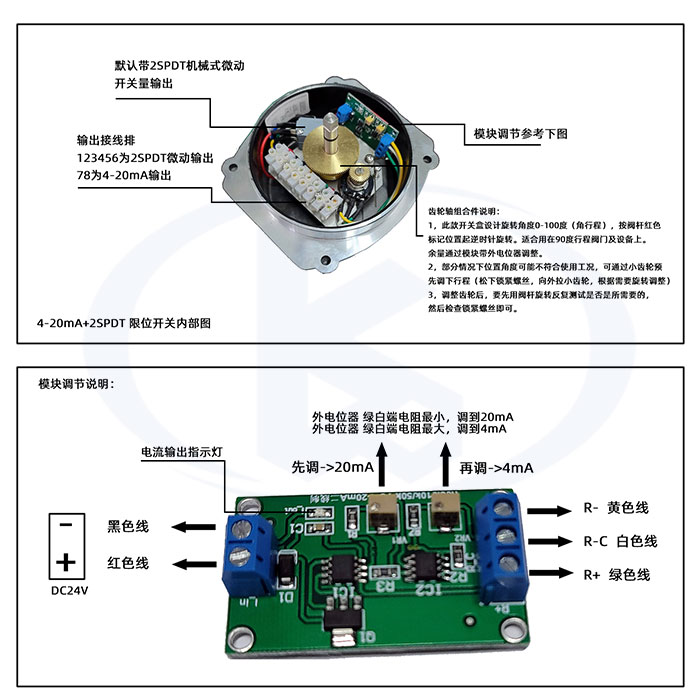 液動執(zhí)行器（帶手動）調節(jié)說明